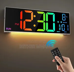 Large Digital Wall Clock With Remote Control in Kenya