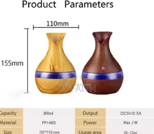 */*#[]/Ultrasonic Wooden Aromatherapy Humidifier Diffuser