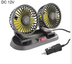 ''Car Cooling Air Fan,12v/24v Electric Dual Head Cooling Air