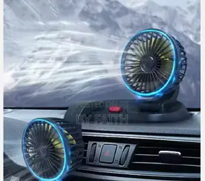 Universal Car Fan Usb Powered Car Cooling Fan 12v/24v Double