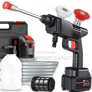 Portable Electric Car Wash Gun – Lithium Battery Powered