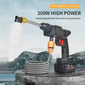 Portable Car Wash Gun – Cordless Electric High Pressure