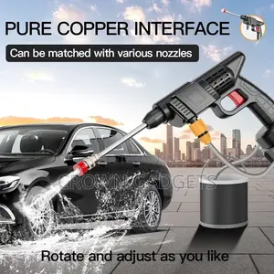 Rechargeable Car Wash Gun – Handheld Power Jet Cleaner