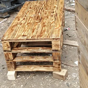 Artisan Wooden Pallet Coffee Table, Rustic Elegance