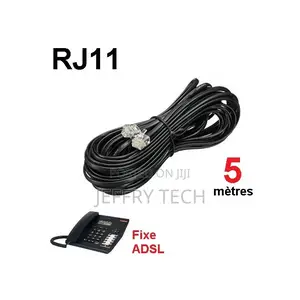 5m Rj11 Extension Cable for Landline 5 Meters