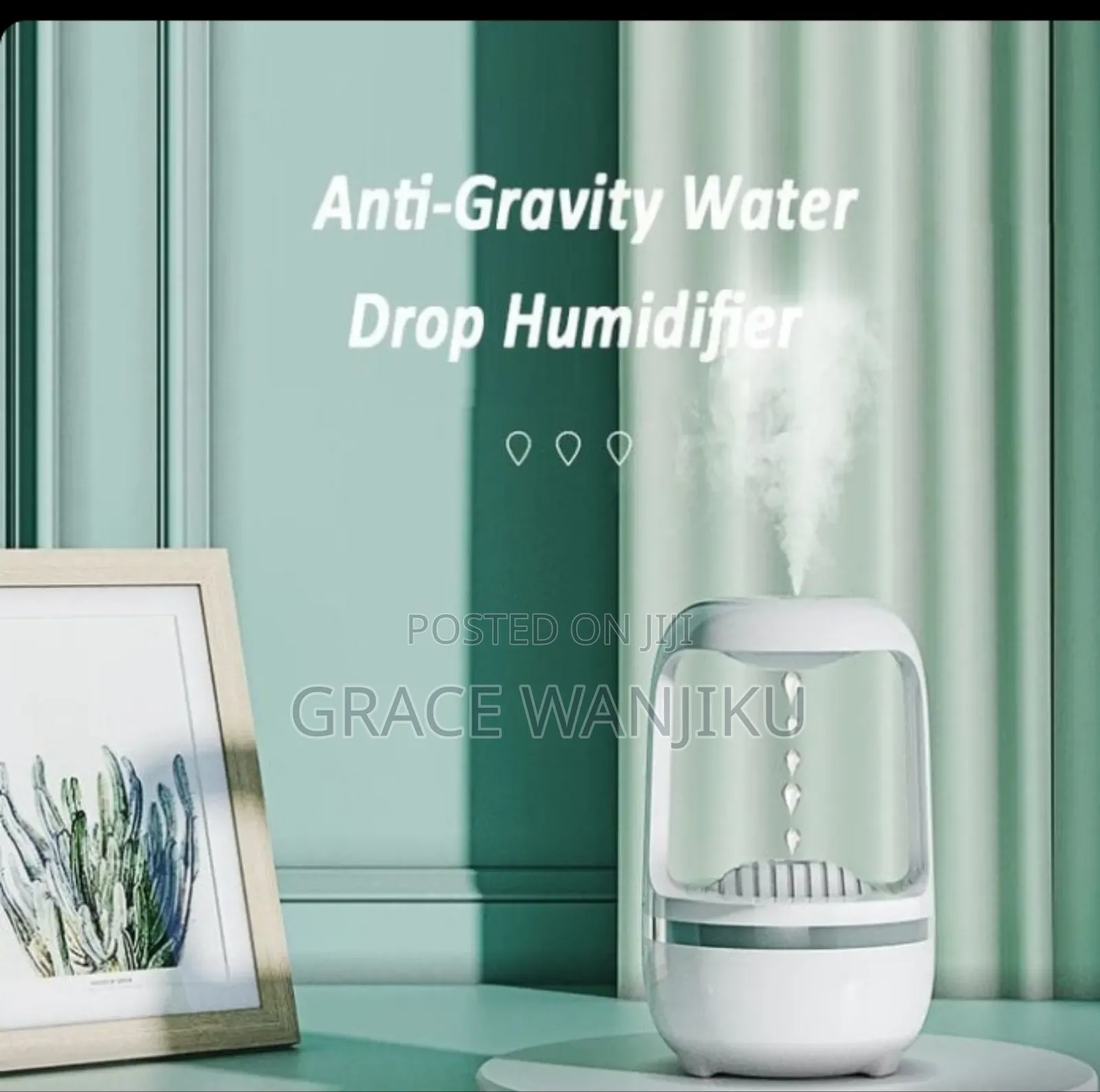*Anti Gravity Water Droplets Humidifier