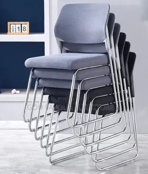 Armless Office Chair/Waiting Chair With Steel Base Bj5t