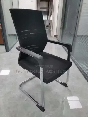 Black Unique Office Chair/Waiting Chair Js4f