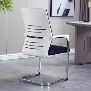 Unique White Office Chair/Waiting Chair Kp8v