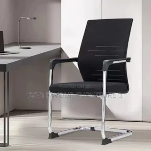 Black Modern Office Chair/Waiting Chair Bvdw3