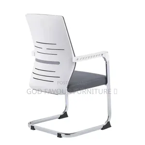 Elegant White Modern Office Chair/Waiting Chair Rds3