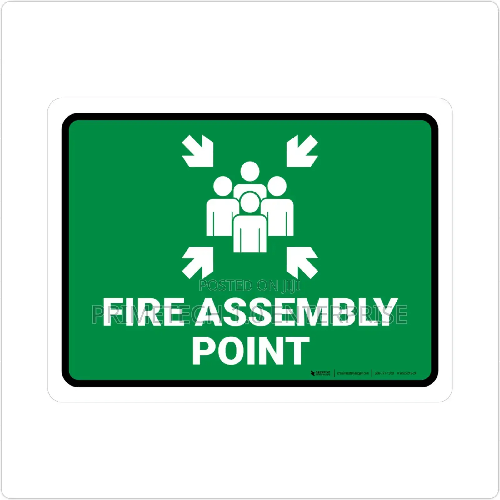 Fire Assembly Reflective Sign
