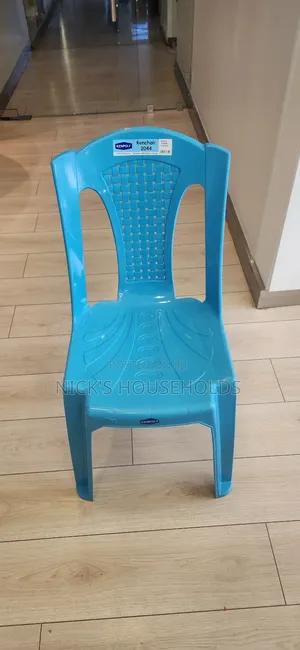 Luminous Blue Plastic Chair