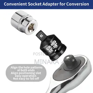 8 Pcs, Impact Rated Socket Adapter / Conversion Kit