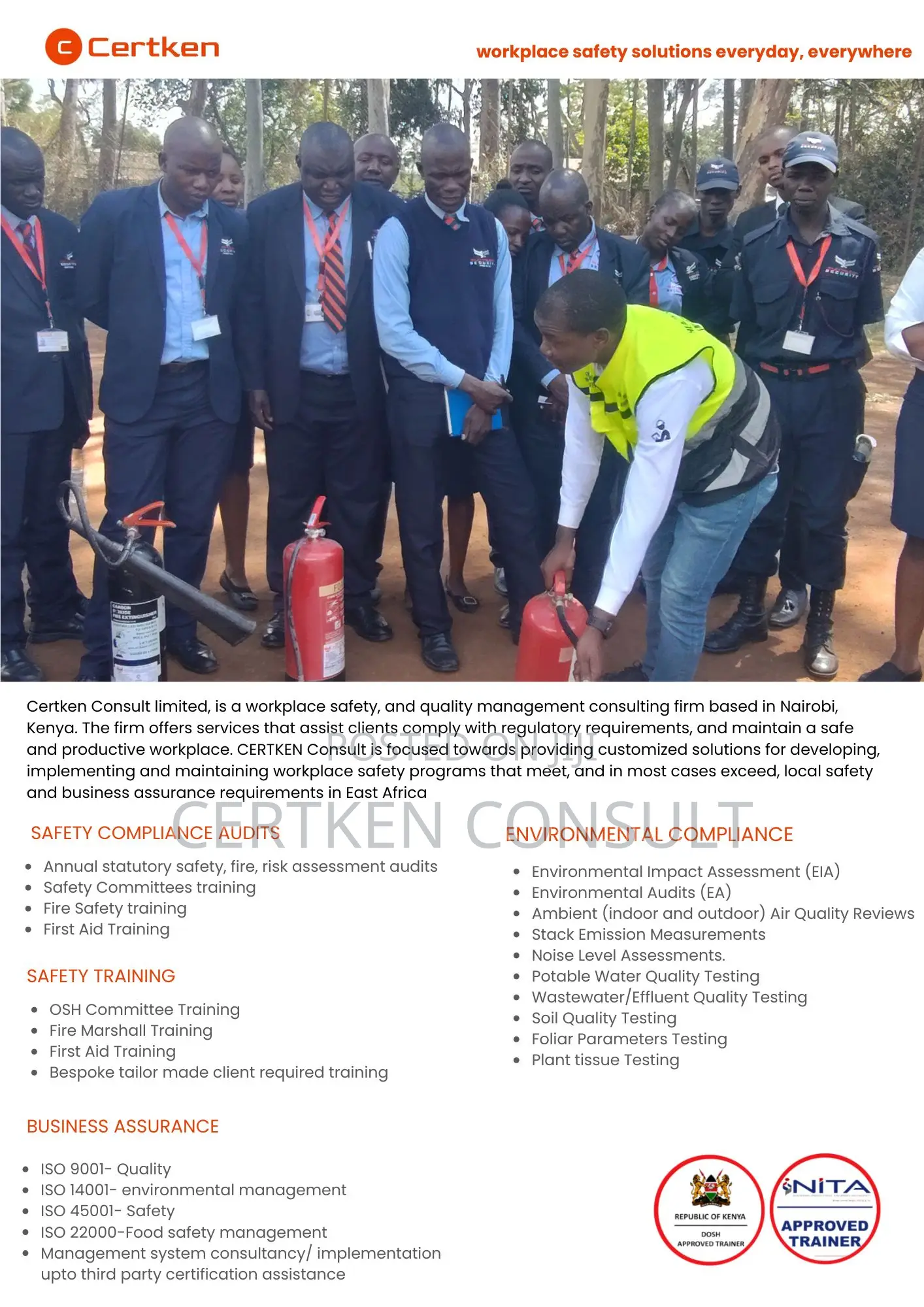 Statutory Safety Compliance Services
