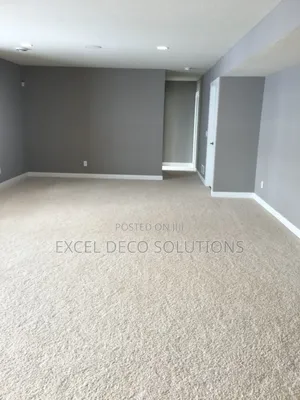 Chic Black Wall-to-Wall Carpet for Bold Interiors 