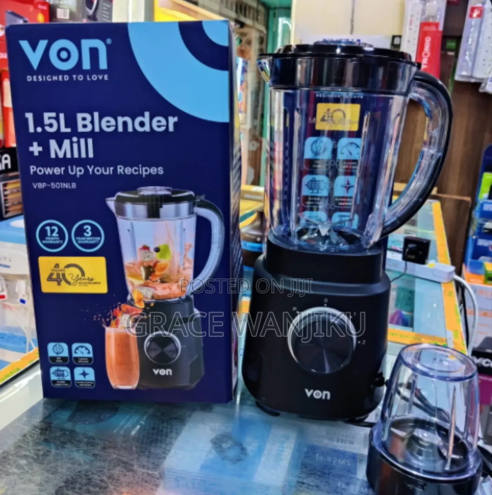 *Von 2 in 1 Blender