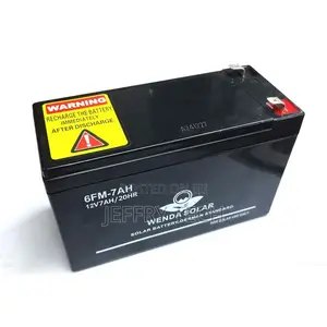 Wenda Solar 12v 7ah Rechargeable Lead Acid Solar Ups 20hr