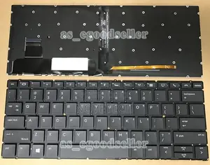 Hp Elitebook X360 830 G5, X360 830 G6 Backlit Keyboard Us