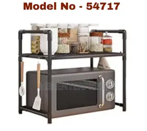 One Layer Metallic Microwave Stand