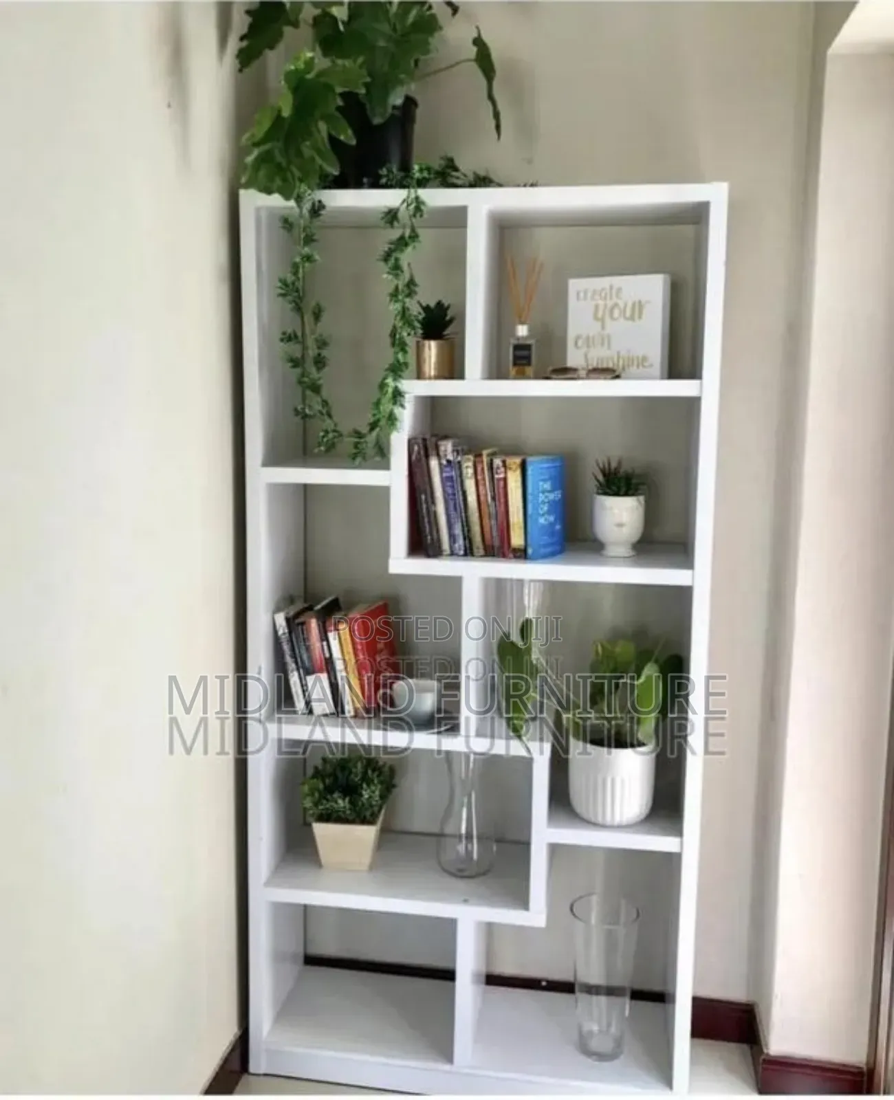 Modern Bookshelf Design in Kenya