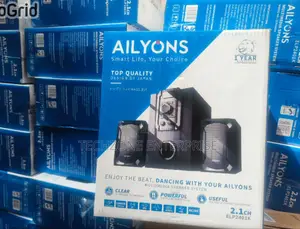 Ailyons Elp2406k 2.1 Subwoofer System With Remote 