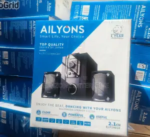 Ailyons Elp2406k 2.1 Subwoofer System With Bluetooth