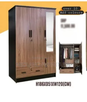 3 Door Standalone Wardrobes/ Cupboards