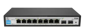 D-Link 8 Port Poe Gigabit Smart Managed DGS-F1100-10ps-E/B