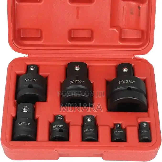 8 Pcs, Impact Rated Socket Adapter / Conversion Kit