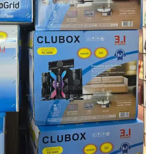 Clubox Tc-3202 12000w 3.1ch Subwoofer Speaker System