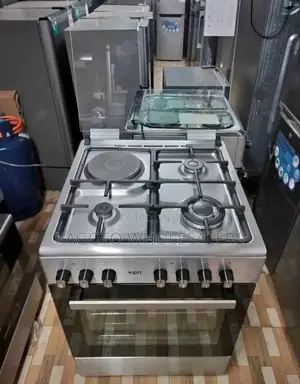 Silver 3+1 Electric Oven Von Gas Cooker