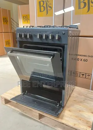 Grey BJS 60x60 3-Gas+1 Hot Plate With Turbo-Fan