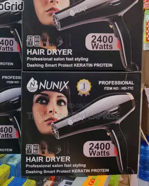 Nunix Hd-77c Black Professional Hair Dryers