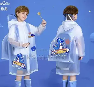 Boys Disney High Quality Kids Raincoat With Wide Brim Hat