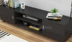 Black Elegant Rio Modern Wooden 4ft Tv Stand 