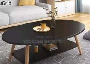 *Shee Oval Locally Made Coffee Table - Chocolate Brown 