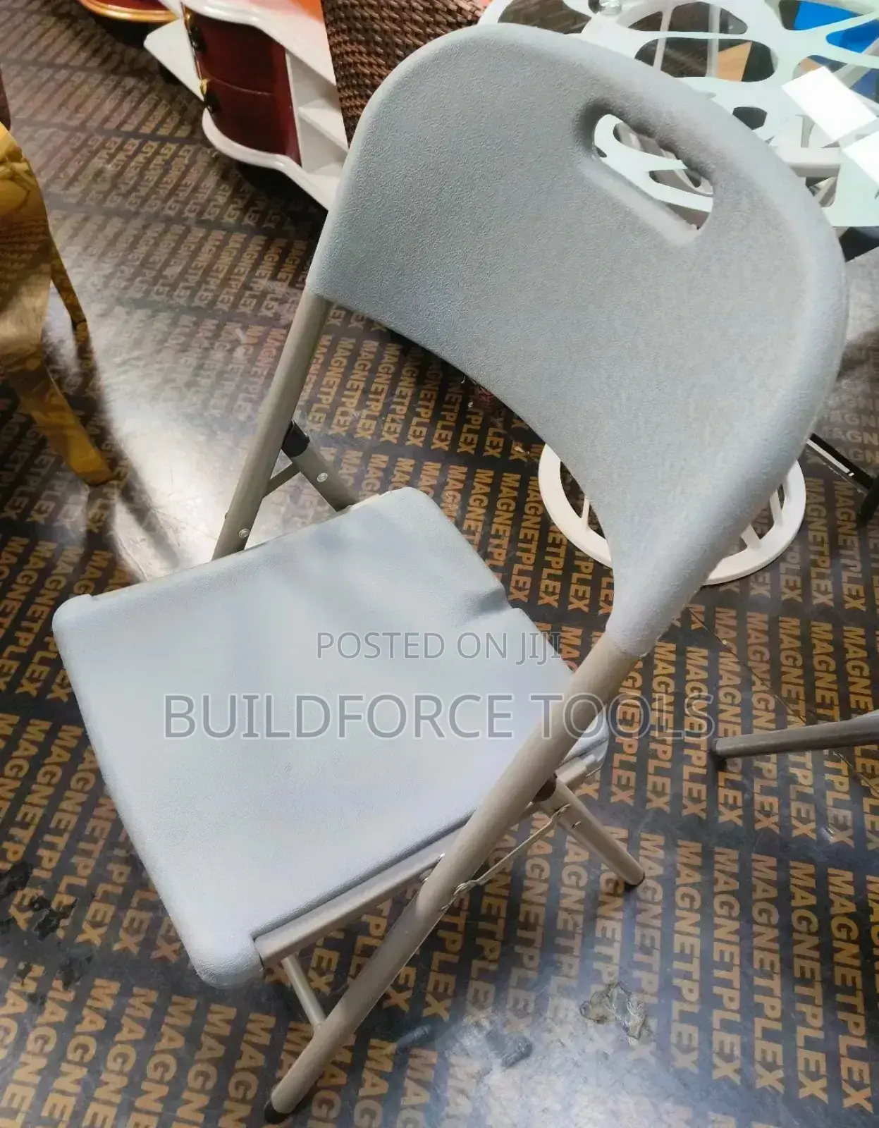 Gray Foldable Chair