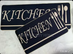 Large Binded Kitchen Mat Set