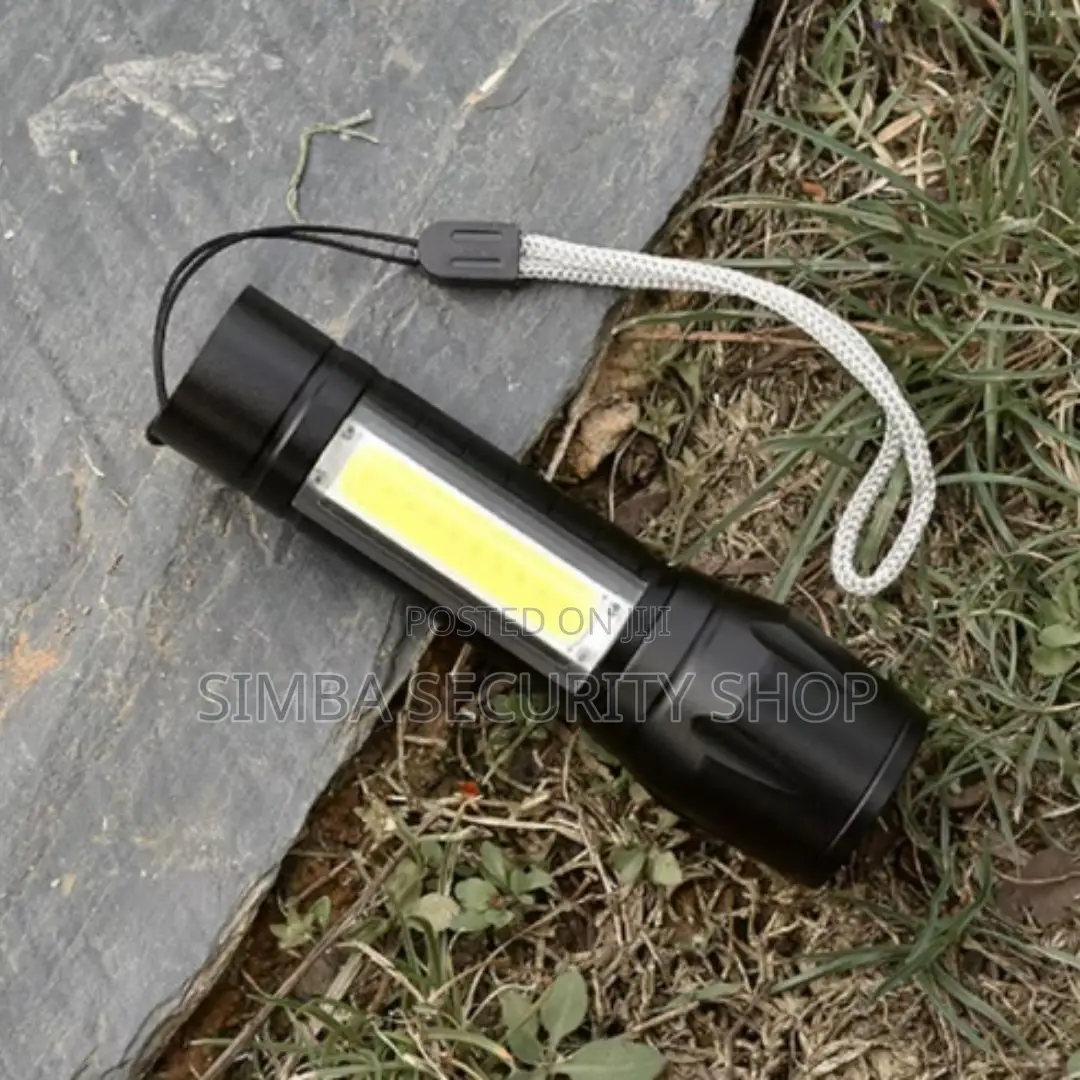 Mini Torch Zoom Rechargeable Usb Cob Flashlight Tactical
