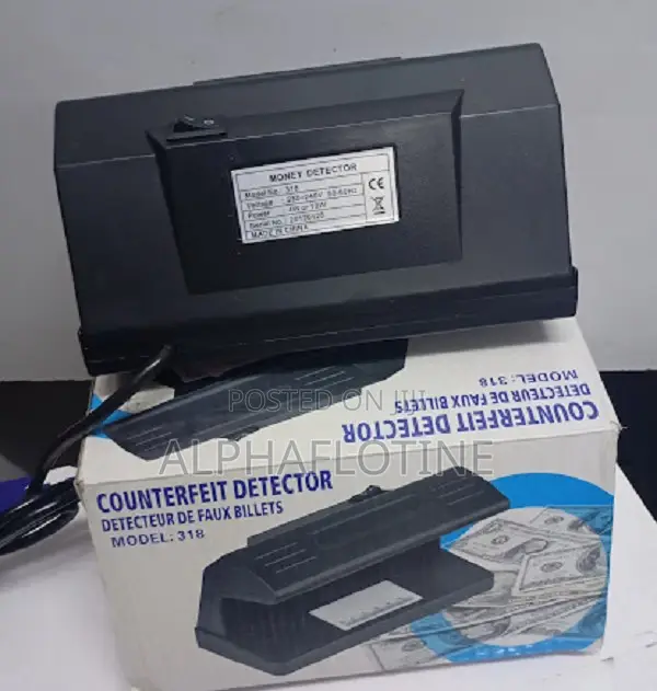 Counterfeit Money Detector(Uv) Model 318