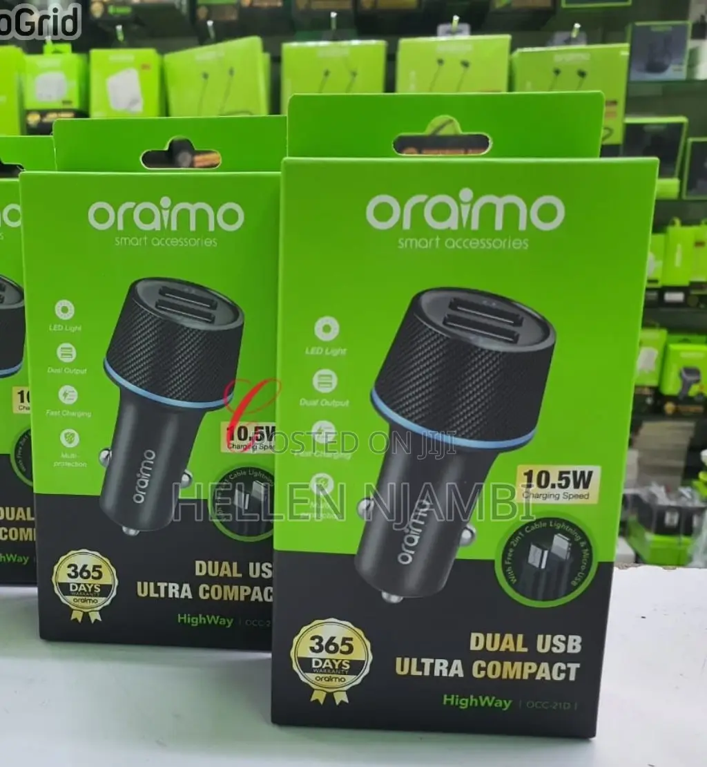 Oraimo Highway Occ-21dml Car Charger With Micro Usb