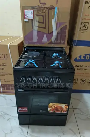 Roch Reck-631-Bl 60*60cm 3g+1e Standing Cooker Electric Oven
