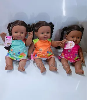 30cm Silicone African Dolls For Kids