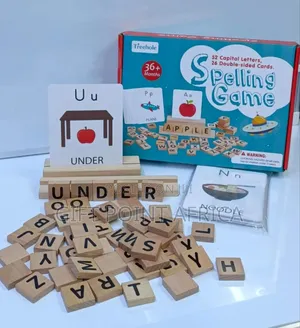 Wooden English Spelling Game For Kids