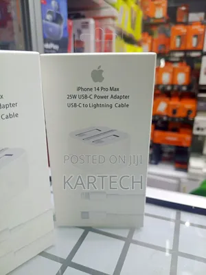 Apple 14 Pro Max 25w Usb-C Power Adapter
Fast Charging