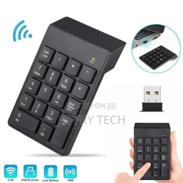 Wireless Numeric Keypad Mini Number Pad Keyboard