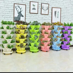 5in 1 Stack Planter Pots