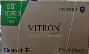 Vitron 55" Smart Android Frameless 4k Uhd, Bluetooth