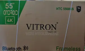 Vitron 55" Smart Android Frameless 4k Uhd, Bluetooth